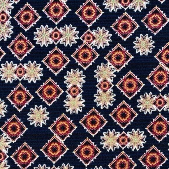 LuLaRoe CASSIE Pencil Skirt Black Floral Tiled Red Cream Medium M NWT - Picture 2 of 6